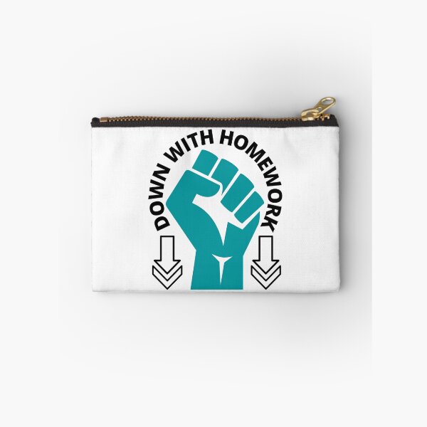 Item preview, Down With Homework, Funny School Design,  designed and sold by Coralgb.