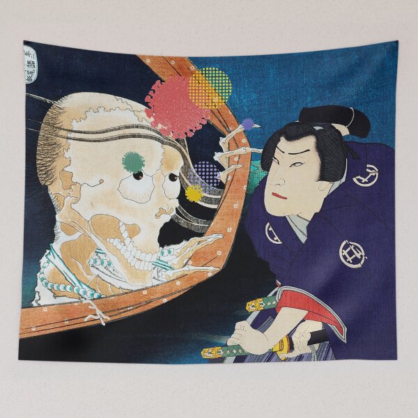 Item preview, Remix Sawamura Tossho samurai fighting the coronavirus pandemic with Kohala Koheiji by Katsushika Hokusai 1760-1849 designed and sold by RyanCaudell.