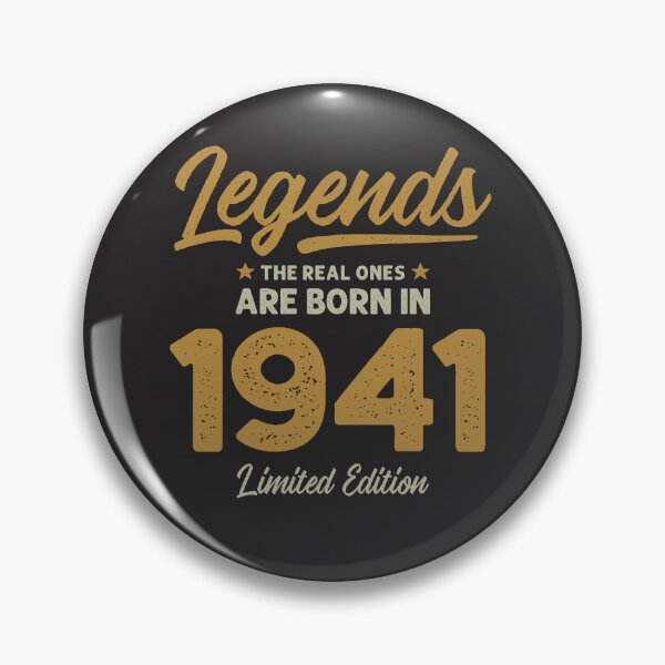 Item preview, Legends Born in 1941 - 81st birthday Retro Classic designed and sold by cidolopez.