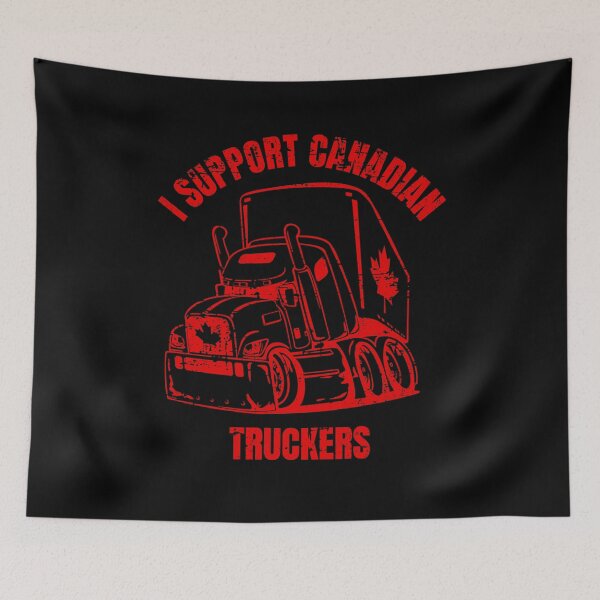 Item preview, I Support Canadian Truckers Freedom Convoy designed and sold by hobrath.
