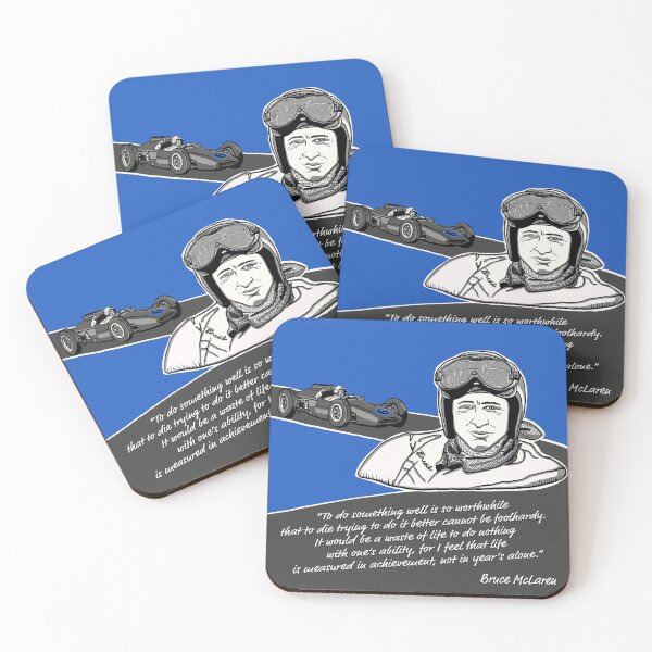 Item preview, Bruce McLaren Motivational Quote designed and sold by Wayne Pyle.