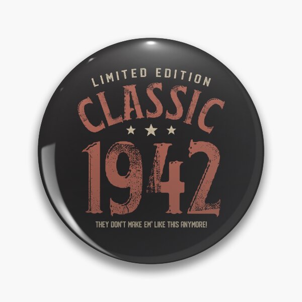 Item preview, Classic 1942 - 80th birthday Retro Vintage designed and sold by cidolopez.