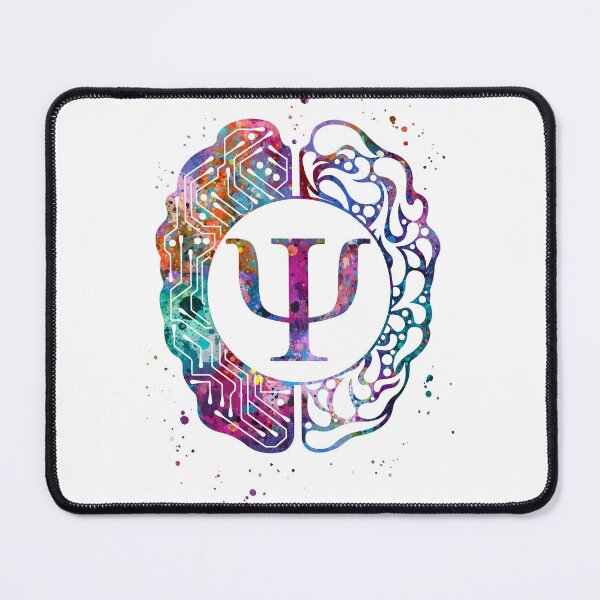 Item preview, Psychology Psi Symbol in Left and Right Brain designed and sold by EvasDreams.