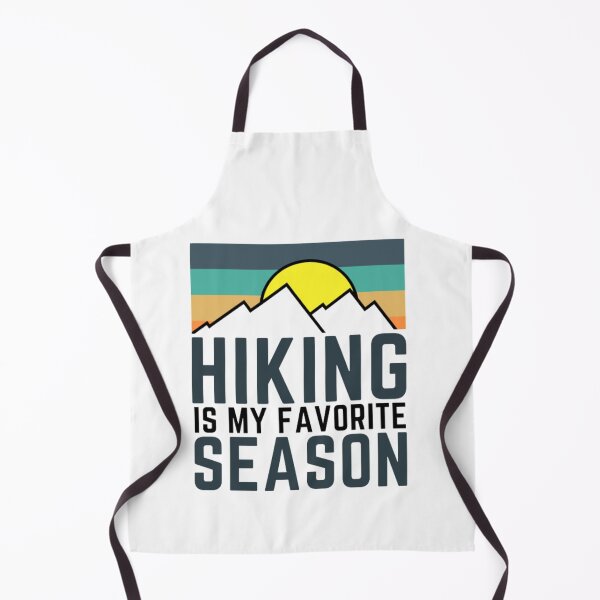Item preview, Hiking Lover Quote , Hiking Is My Favorite Season , a drawing of mountains and the sun , mountain climbers designed and sold by Fokma.