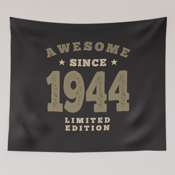 Item preview, Awesome Since 1944 - 78th birthday Retro Classic Vintage designed and sold by cidolopez.