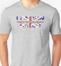 British Invasion - London Radio (Flag) Unisex T-Shirt