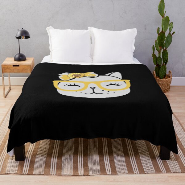 Item preview, You Are My Sunshine Cat Sunflower Nerdy Kitty designed and sold by NerdCulture.