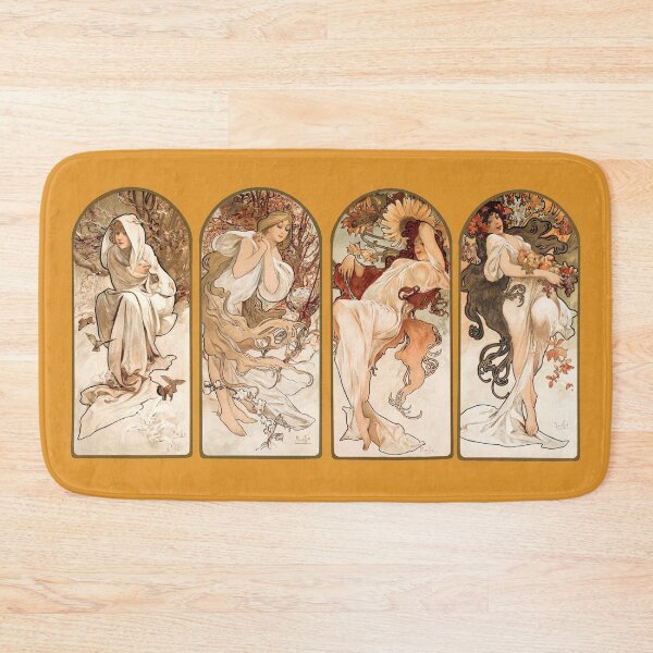 Item preview, The Seasons Classical Art from Alphonse Maria Mucha  designed and sold by cerenalkan.