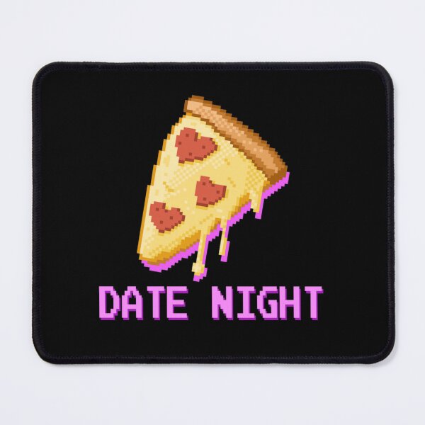 Item preview, valentines day date night pizza sticker designed and sold by oldeck.