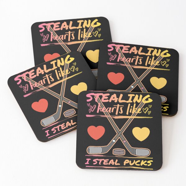Item preview, Stealing hearts like i steal pucks. designed and sold by Umiska.