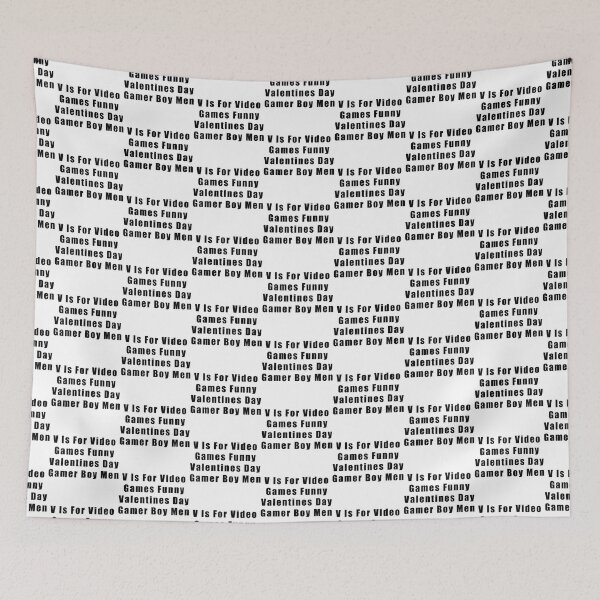 Item preview, V Is For Video Games Funny Valentines Day Gamer Boy Men designed and sold by Hiross.