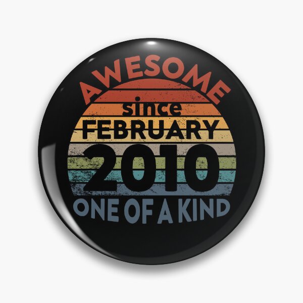 Item preview, Awesome Since February 2010, Happy 12th Birthday  designed and sold by NiceTees2021.