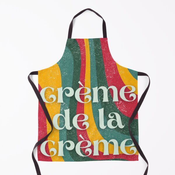 Artikelvorschau, Creme de la Creme Retro französische bunte Typografie entworfen und verkauft von SpaceEnhance.