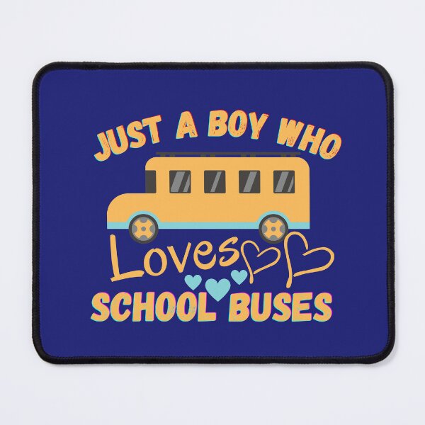 Item preview, Just a boy who loves school buses best gift for a friend , funny gift for a friend designed and sold by STELLA-BRILANTE.