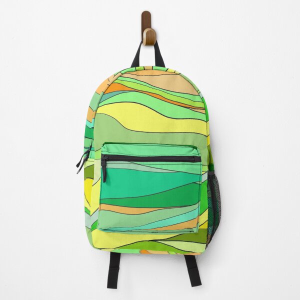 Item preview, Green, waves in the sea, wave pattern, green waves, lines, linear pattern designed and sold by Noe91.