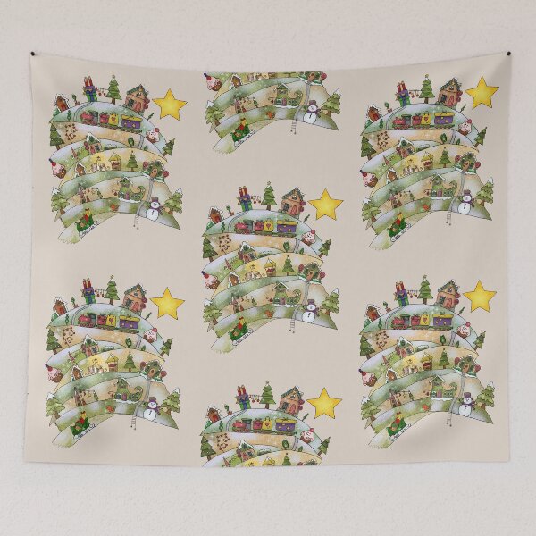 Item preview, Christmas village designed and sold by Blumchen.