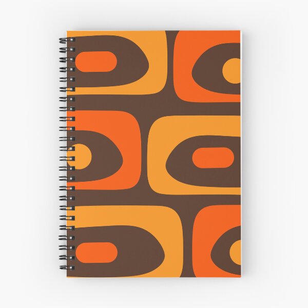 Item preview, Mid-Century Modern Piquet Retro Minimalist Abstract in 70s Brown and Orange designed and sold by kierkegaard.