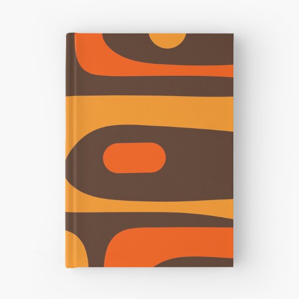 Item preview, Mid-Century Modern Piquet Retro Minimalist Abstract in 70s Brown and Orange designed and sold by kierkegaard.