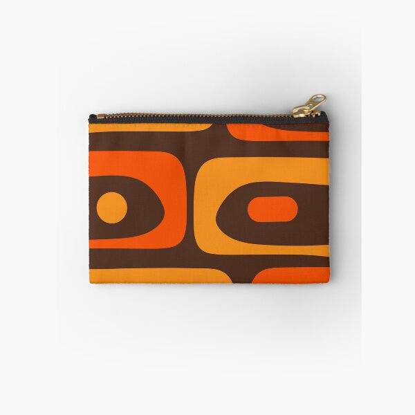 Item preview, Mid-Century Modern Piquet Retro Minimalist Abstract in 70s Brown and Orange designed and sold by kierkegaard.