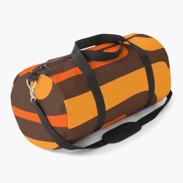 Item preview, Mid-Century Modern Piquet Retro Minimalist Abstract in 70s Brown and Orange designed and sold by kierkegaard.