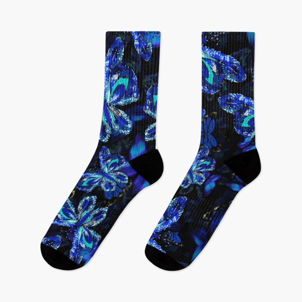 Item preview, Blue galaxy butterfly night black  designed and sold by Roselove4869.