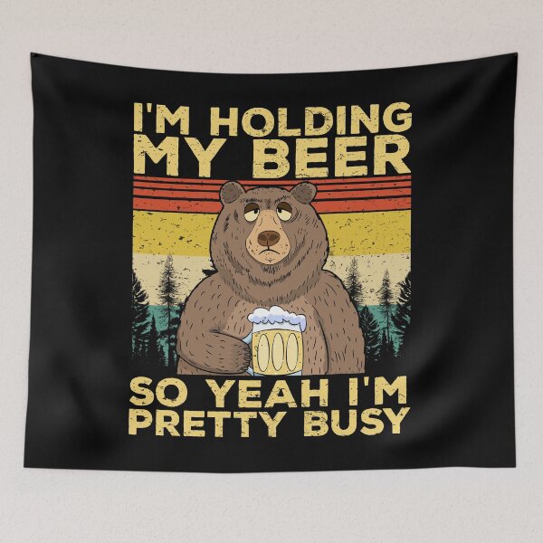 Item preview, Funny bear holding beer sarcasm sarcastic offensive rude tee  designed and sold by teeartforyou.