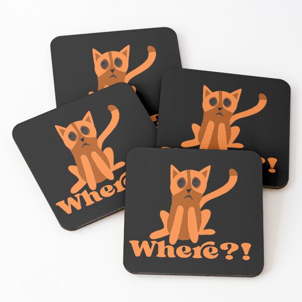 Item preview, WHERE - Funny Cat Pictures designed and sold by FunnyCatsFam.