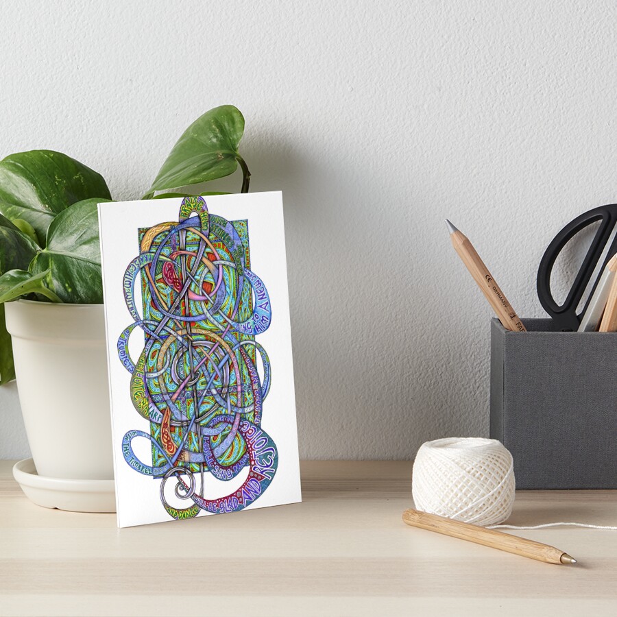 Praise Him With Sound Art Board Print