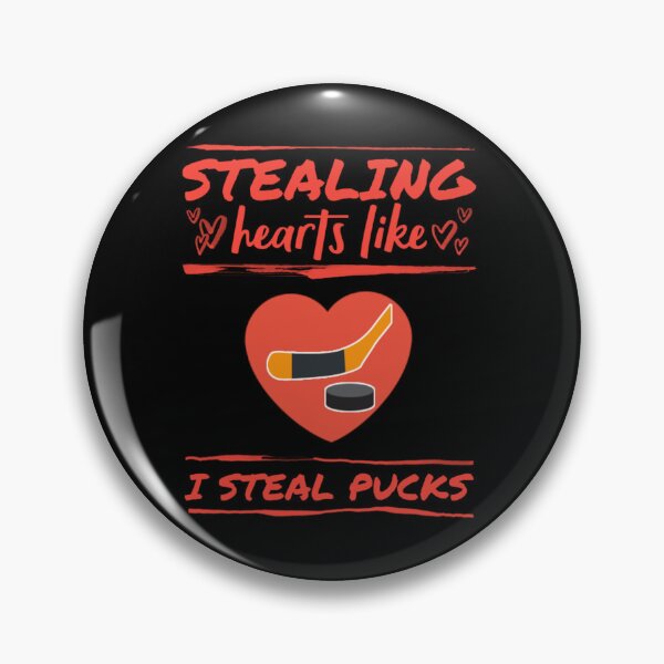 Item preview,  Stealing hearts like i steal pucks. designed and sold by Umiska.