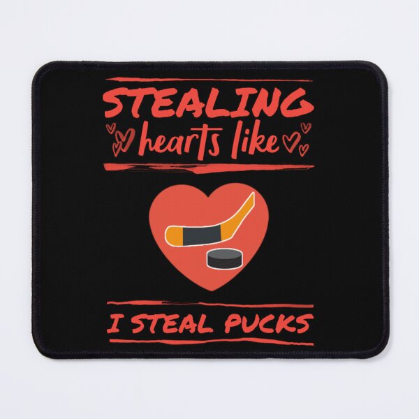 Item preview,  Stealing hearts like i steal pucks. designed and sold by Umiska.
