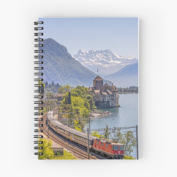 Artikelvorschau, RE 4/4 VOR SCHLOSS CHILLON entworfen und verkauft von SwissOnTracks.