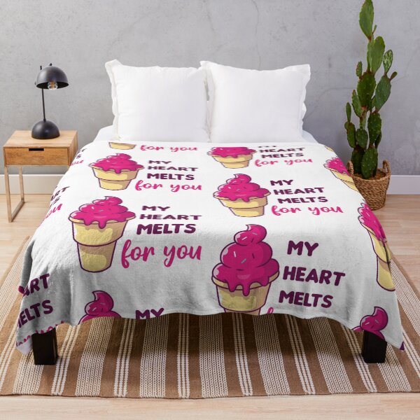 Item preview, Melt For You Ice Cream Pun Valentines Dessert designed and sold by StickerbashCo.