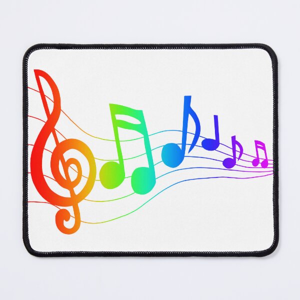 Item preview, Rainbow Music Notes designed and sold by Carpenoctemily.