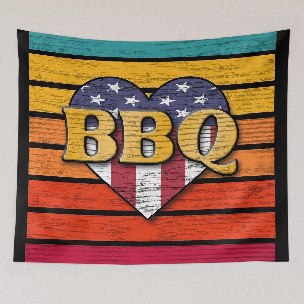Item preview, Vintage Grilling BBQ Gear - American BBQ LOVE designed and sold by CattlettArt.