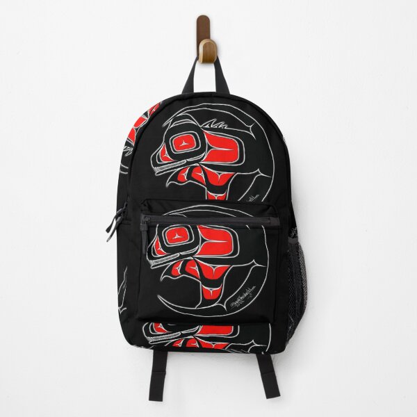 Item preview, Bear cub red tribal style designed and sold by SpeakthunderArt.