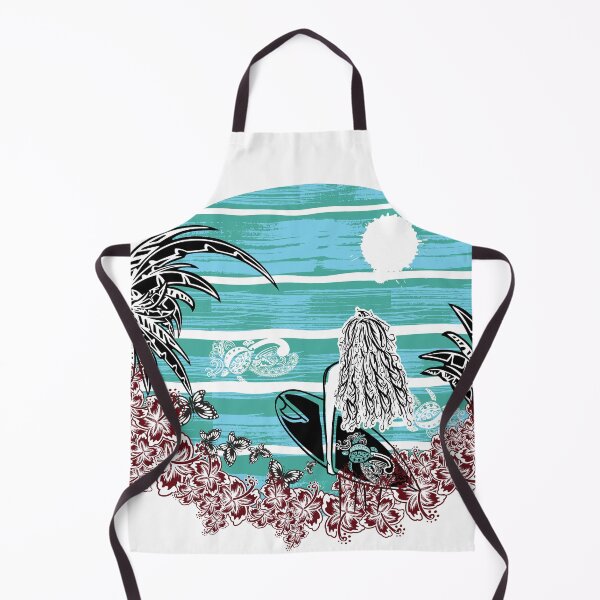Artikelvorschau, Surfer Girl Tropical Shirt Oval entworfen und verkauft von sunnthreads.