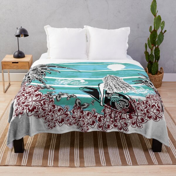 Artikelvorschau, Surfer Girl Tropical Shirt Oval entworfen und verkauft von sunnthreads.