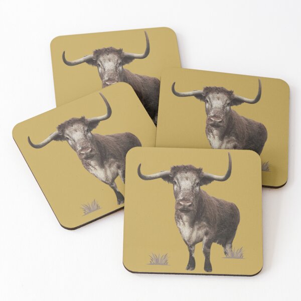 Item preview, Cow - English Longhorn cow design designed and sold by Balibee93.