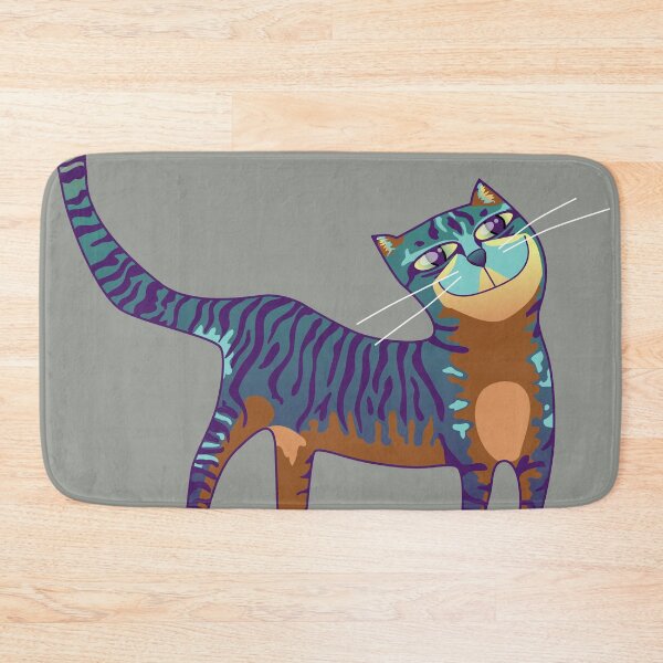 Item preview, Happy Blue Tabby Cat designed and sold by Zia Frazier.