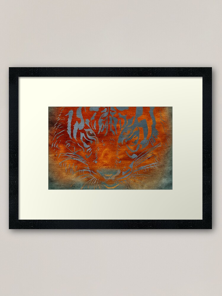 Alternate view of Tiger Framed Art Print