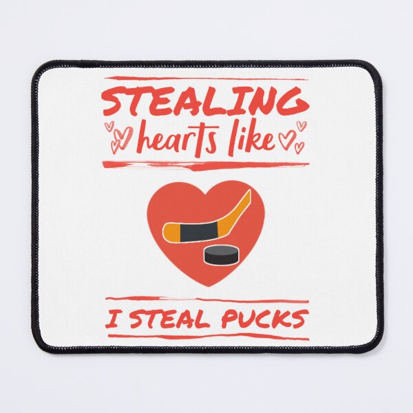 Item preview,   Stealing hearts like i steal pucks. designed and sold by Umiska.
