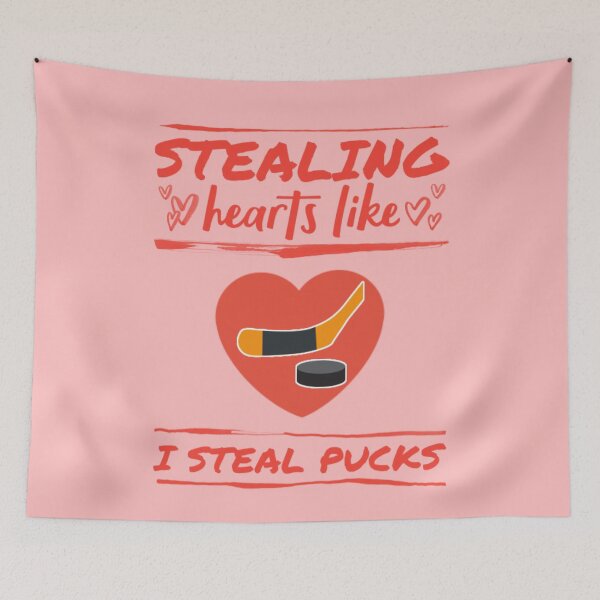 Item preview,   Stealing hearts like i steal pucks. designed and sold by Umiska.