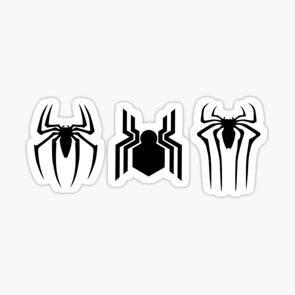 Spider-Man 3 Die-Cut Glossy Paper Sticker by James Art Ville