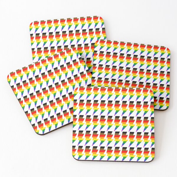 Item preview, gay flag lightning strike designed and sold by Fictionette25.