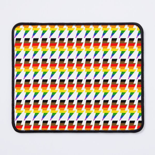 Item preview, gay flag lightning strike designed and sold by Fictionette25.
