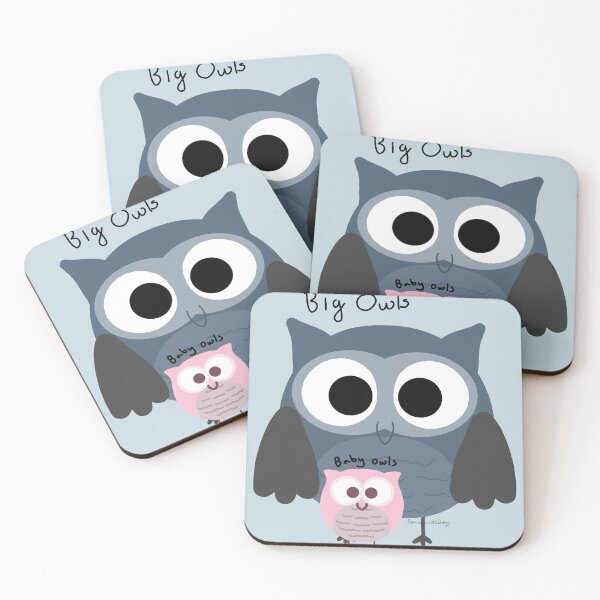 Item preview, Big Owls and Baby Owls designed and sold by thebuzzybunny.