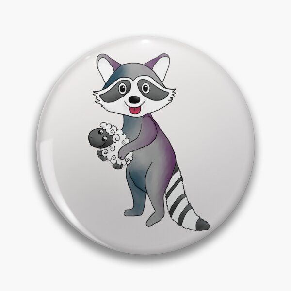 Item preview, Raccoon and sheep designed and sold by Blumchen.
