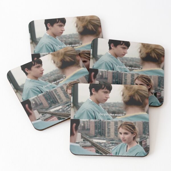 Item preview, It's Kind of a Funny Story  'Do you like music? Do you like breathing?' designed and sold by aceandjack.