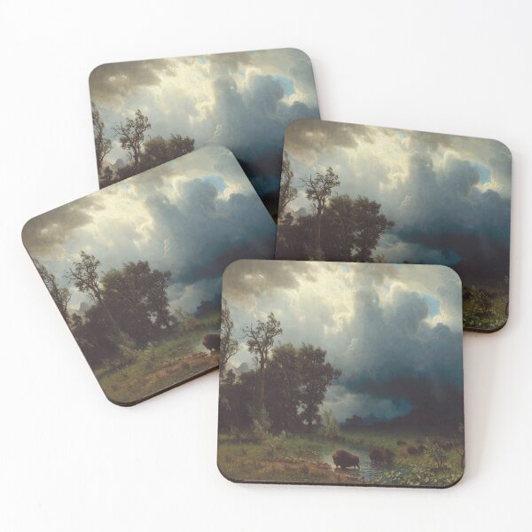 Item preview, Albert Bierstadt's Buffalo Trail, The Impending Storm designed and sold by mosfunky.