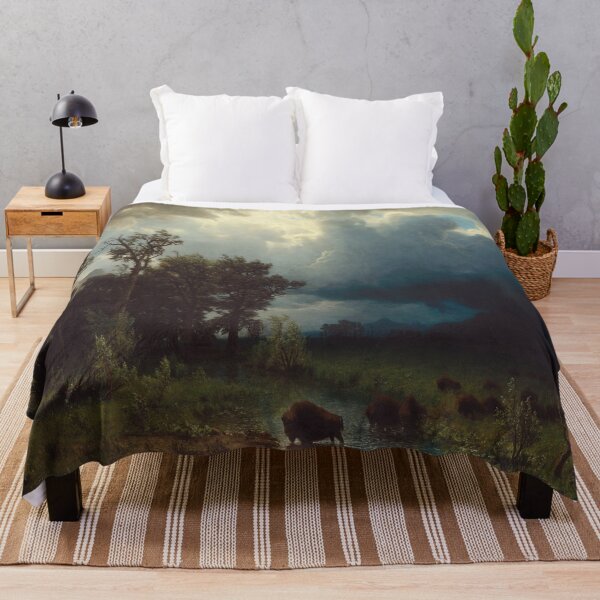 Item preview, Albert Bierstadt's Buffalo Trail, The Impending Storm designed and sold by mosfunky.